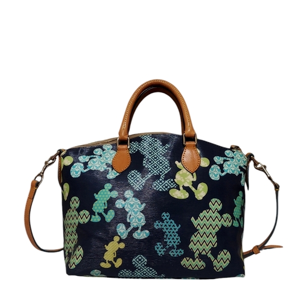 Disney Dooney & Bourke Mickey Marathon Disney 20th Anniversary Satchel euc - Picture 5 of 11